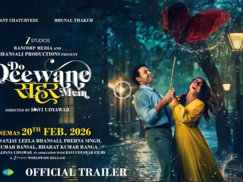 Do Deewane Seher Mein Official Trailer Siddhant C Mrunal T In Cinemas 20th February