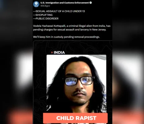 ICE To Deport Illegal Indian Facing Child Assault Charges
