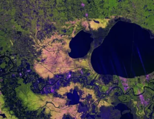 Joint US - India Mission Maps Mississippi Delta From Space