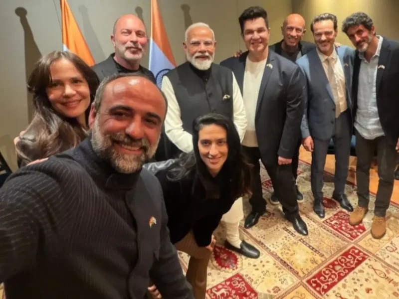 Modi Shares Viral Selfie With ‘Fauda’ Cast