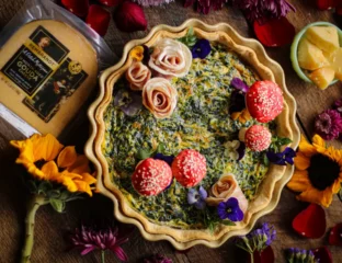 Rembrandt Gouda & Spinach Quiche