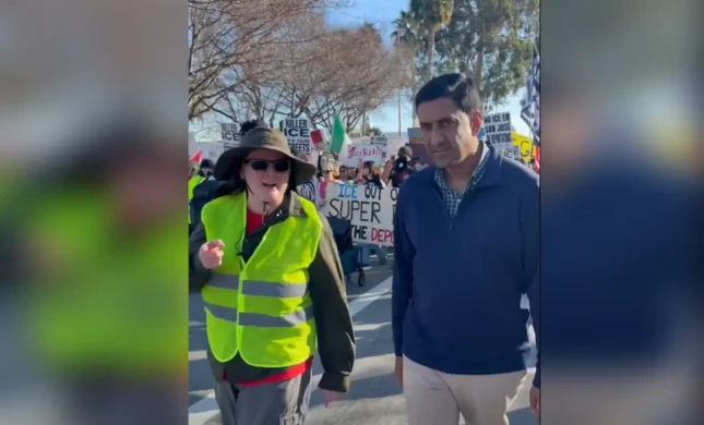 This Is My District: Ro Khanna Joins Protesters Outside Super Bowl To Denounce ICE