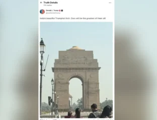Trump Praises India Gate, Then Vows American Arch Will Be ‘Greatest Of All’