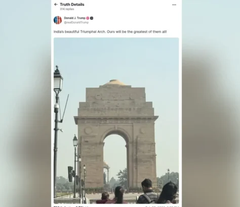 Trump Praises India Gate, Then Vows American Arch Will Be ‘Greatest Of All’