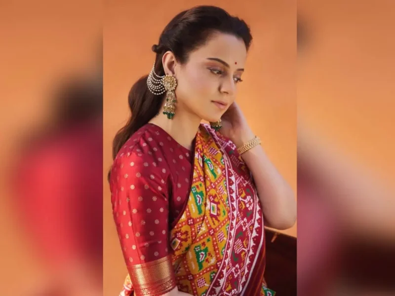 Blending Power And Elegance: Kangana Ranaut Restyles The Saree