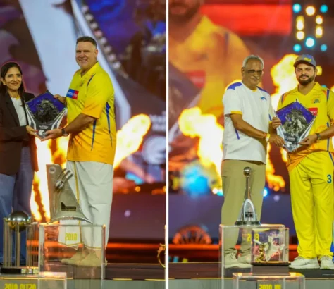 CSK Launches Hall Of Fame, Inducts Raina And Hayden