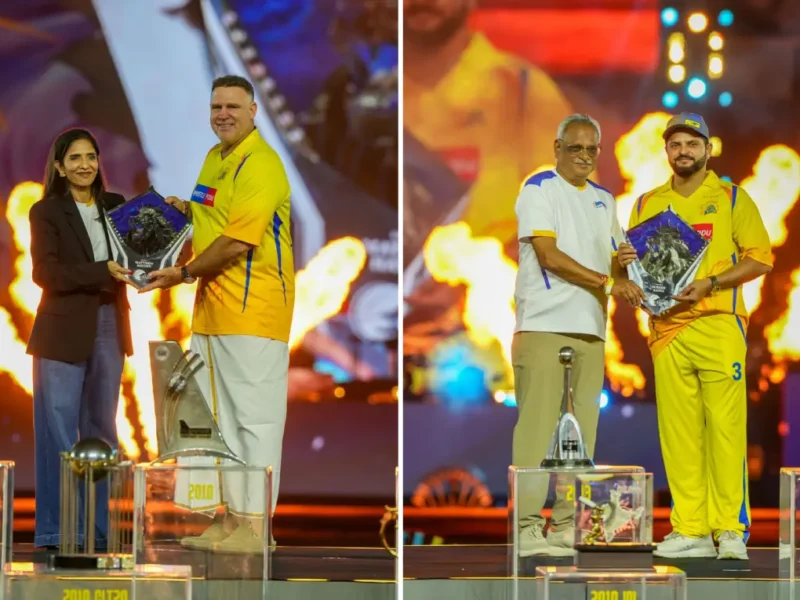 CSK Launches Hall Of Fame, Inducts Raina And Hayden