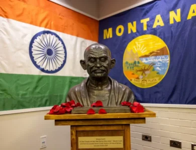 First Bust Of Mahatma Gandhi Unveiled In Montana