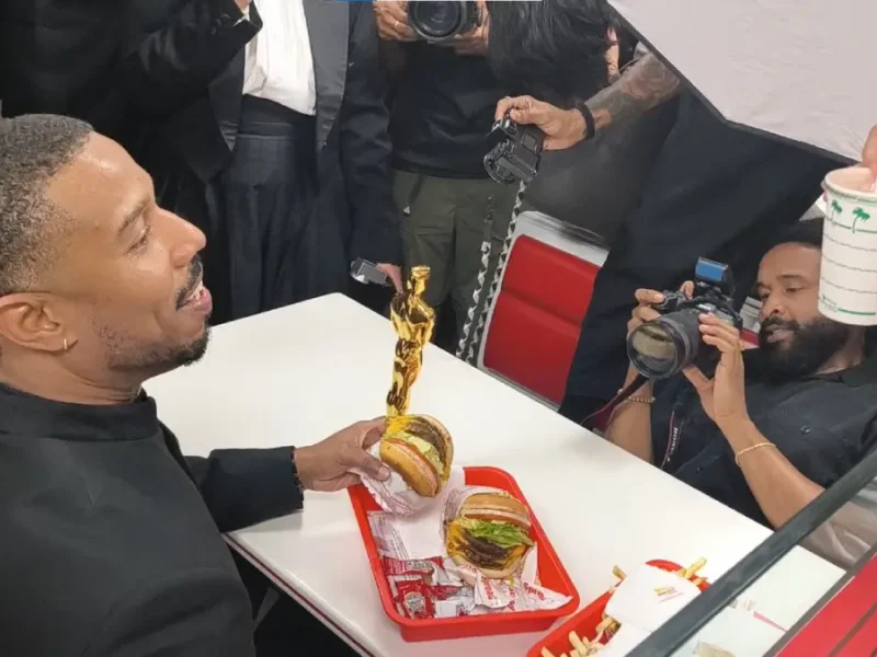 India West Was There: Michael B Jordan Grabs A Burger Right After Best Actor Oscar Win!