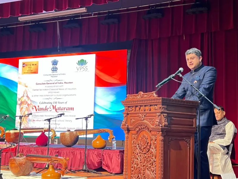Indian Consulate In Houston Celebrates 150th Anniversary Of ‘Vande Mataram’
