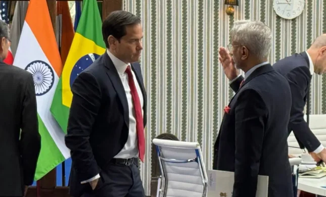 Jaishankar Meets Rubio In France