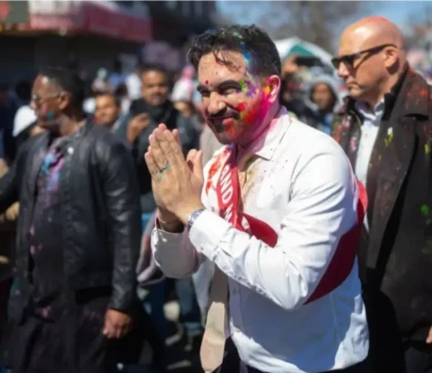 Zohran Mamdani celebrates Phagwah