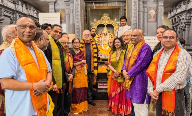McGovern Marks First-Ever Congressional Visit To Hindu Temple In MA
