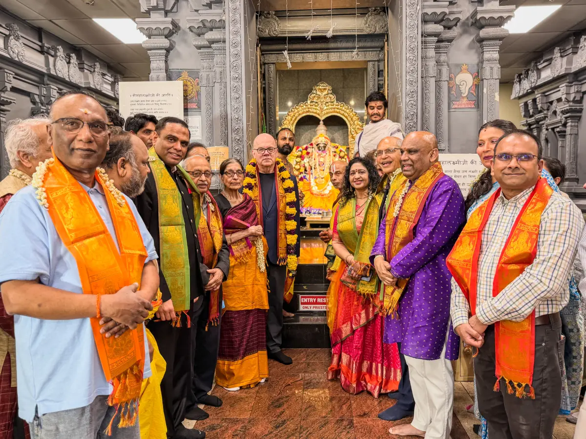McGovern Marks First-Ever Congressional Visit To Hindu Temple In MA