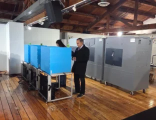 Raja Krishnamoorthi Casts Early Ballot In Illinois Primary