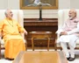 Swami Swaroopananda Meets PM, Extends Invitation For Chinmaya Mission’s 75th Year Celebrations