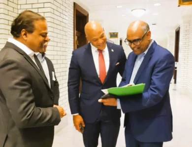 Telugu Delegation Meets Gov. Moore, Lt.Gov Miller