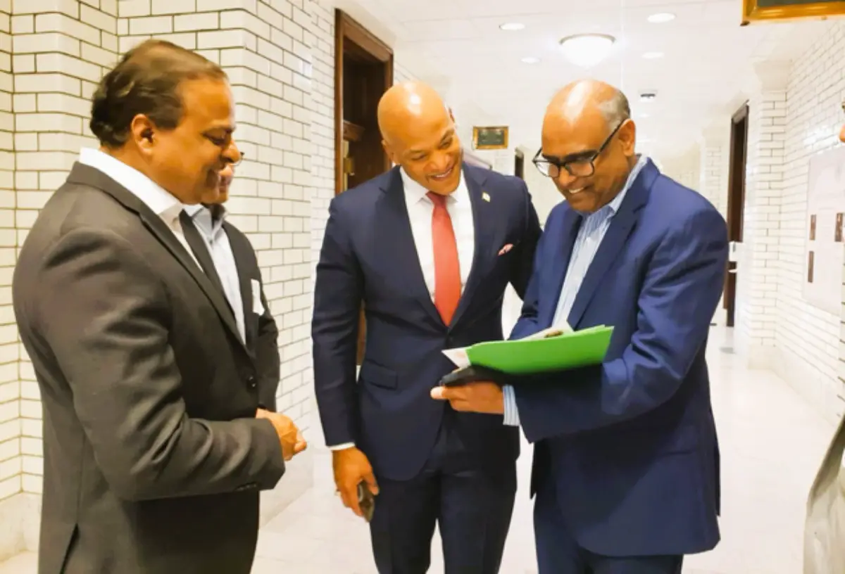 Telugu Delegation Meets Gov. Moore, Lt.Gov Miller