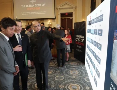 Congressional Reps Express Support At Indian Embassy Exhibition Highlighting Human Toll Of Terror