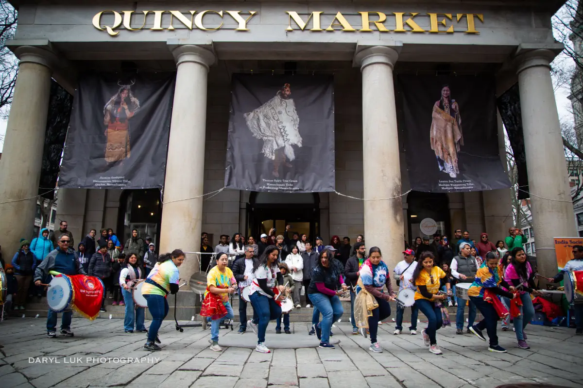 Crowds Brave Cold For Vibrant Holi Celebration In Boston
