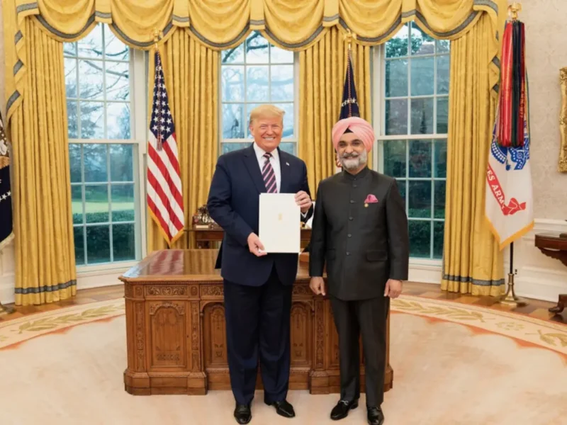 Former Indian Envoy Taranjit Sandhu Draws Praise From Trump