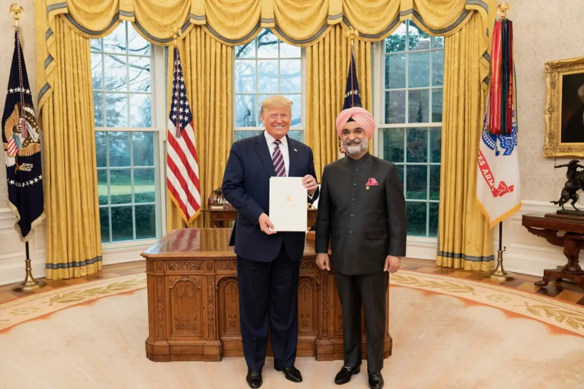 Former Indian Envoy Taranjit Sandhu Draws Praise From Trump