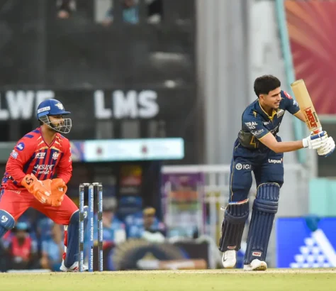 Shubman Gill hits 4,000 IPL runs.