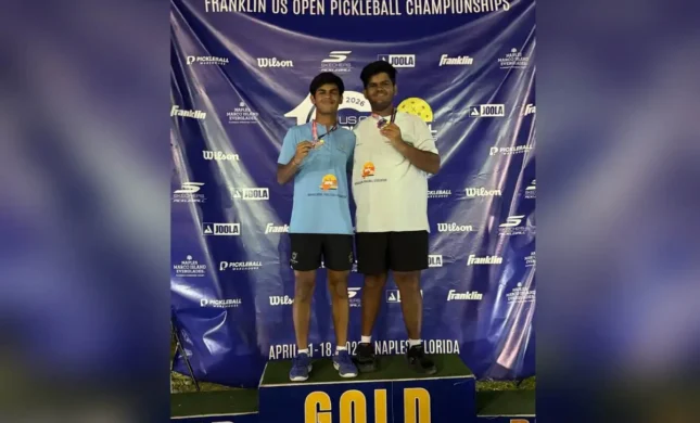 India bags gold and silver at US Open Pickleball.