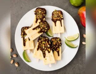 Mango Lassi Pudding Pops