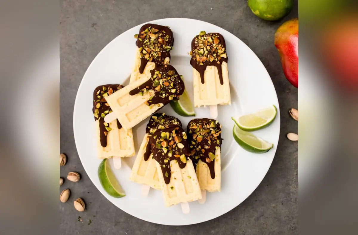 Mango Lassi Pudding Pops