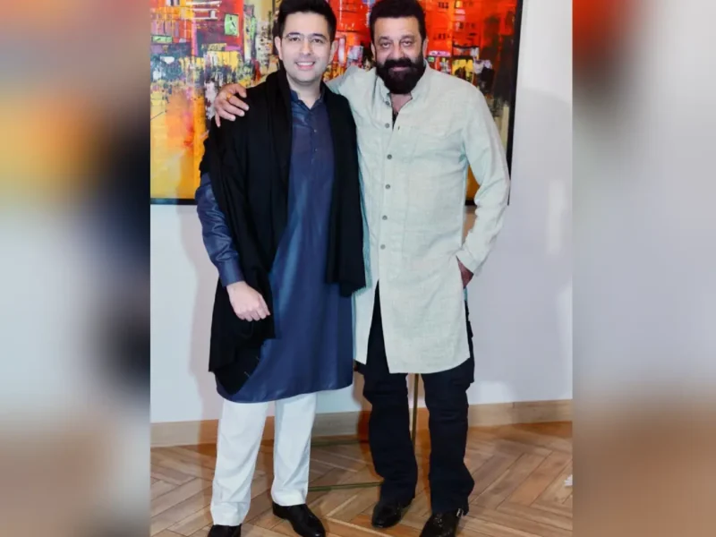 Raghav Chadha Hosts Sanjay Dutt