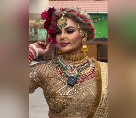 Rakhi Sawant expresses feelings for Raqesh Bapat.