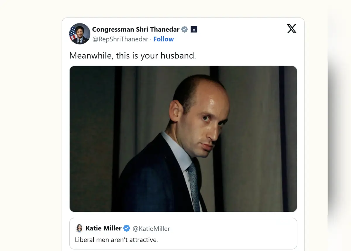 Shri Thanedar’s Social Media Jab At Stephen Miller Goes Viral