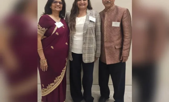 Shukla Family Recognized By Chapman University