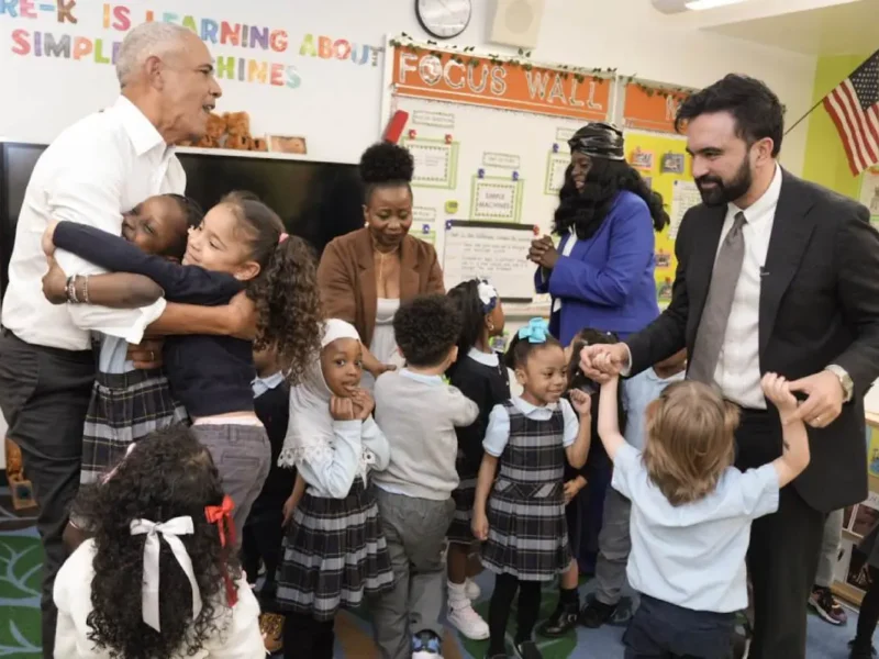 Social Media Praises Obama, Mamdani After Preschool Visit Clips Spread