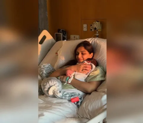 Sonam Kapoor shares newborn photo
