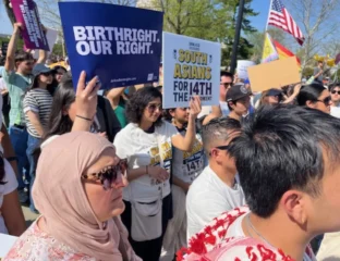 South Asians Rally Over Birthright Citizenship