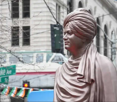Swami Vivekananda statue unveiled in Seattle.