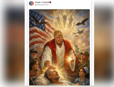 Trump Imagines Himself As Jesus As Even MAGA World Recoils