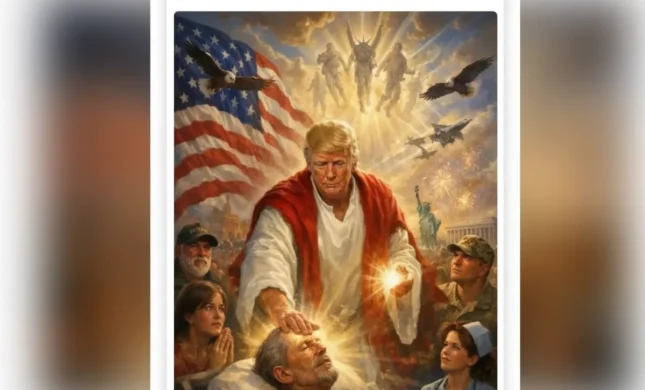 Trump Imagines Himself As Jesus As Even MAGA World Recoils