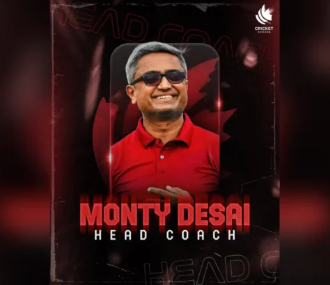 Cricket Canada To Be Coached By Monty Desai