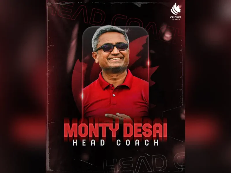 Cricket Canada To Be Coached By Monty Desai