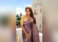 Huma Qureshi Showcases Banarasi Saree At Cannes
