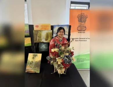 Lakshmi Shankarreddy’s Art Exhibition Explores Life Between India And California