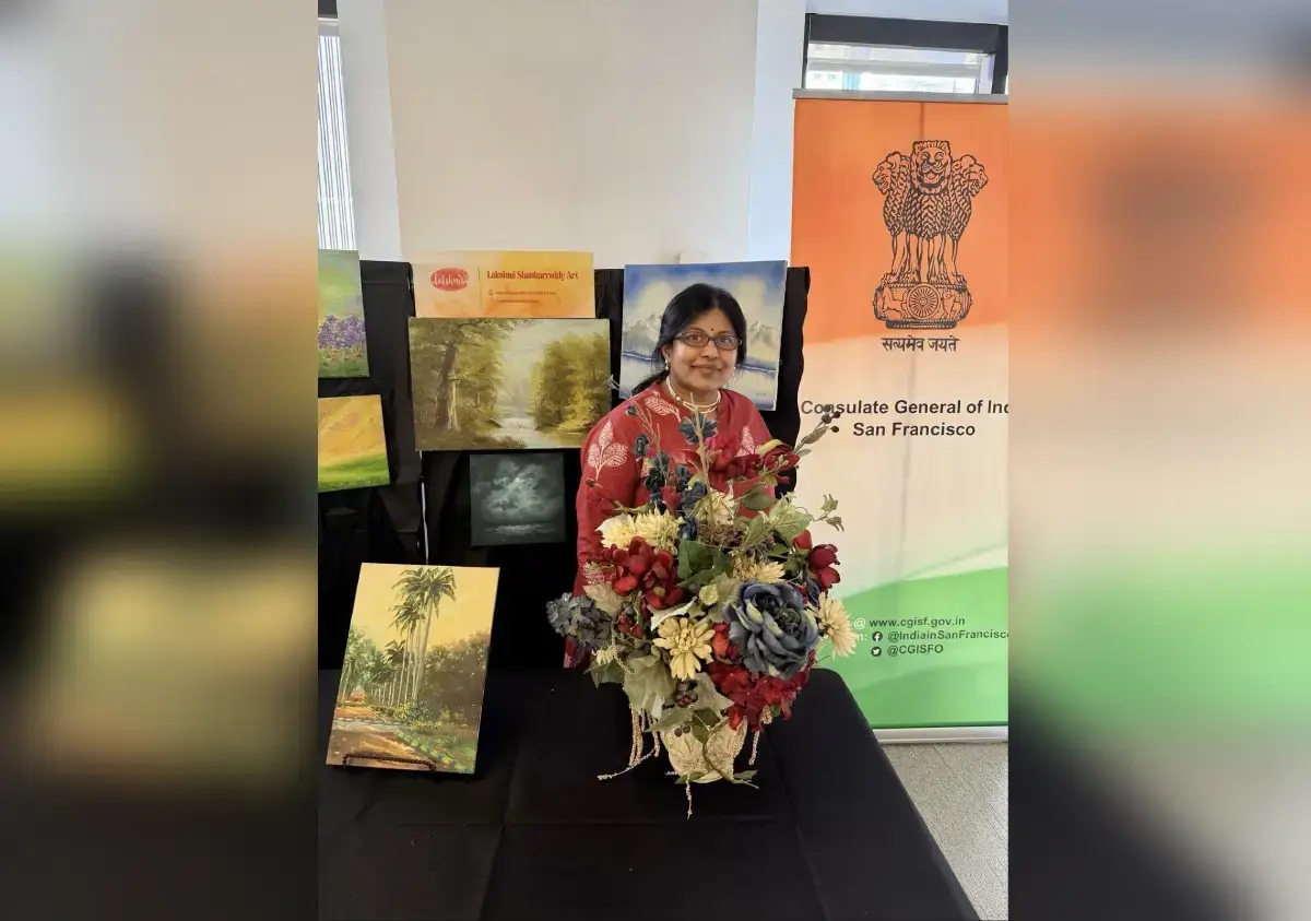Lakshmi Shankarreddy’s Art Exhibition Explores Life Between India And California