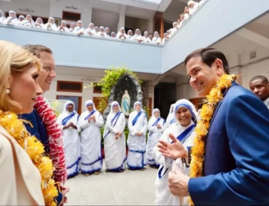 Marco Rubio Begins India Visit With Kolkata Missionaries Of Charity Stop