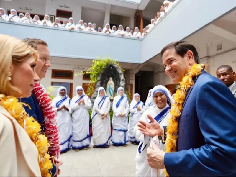Marco Rubio Begins India Visit With Kolkata Missionaries Of Charity Stop