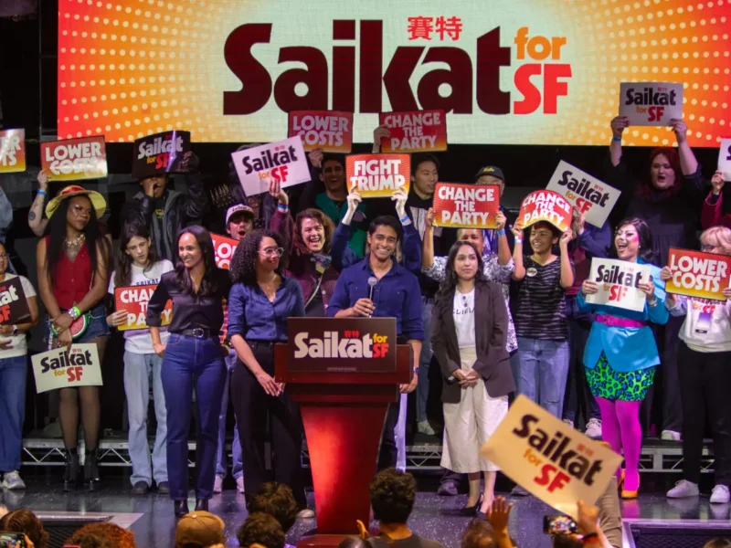 Saikat Chakrabarti Draws 1,400 Supporters At San Francisco Rally