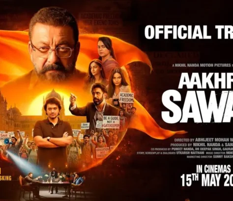 Sanjay Dutt Aakhri Sawal political drama