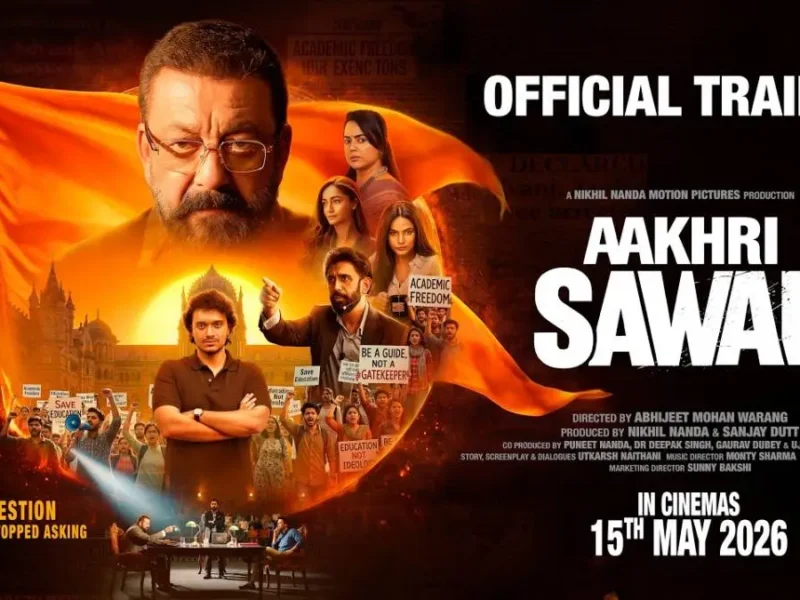 Sanjay Dutt Aakhri Sawal political drama
